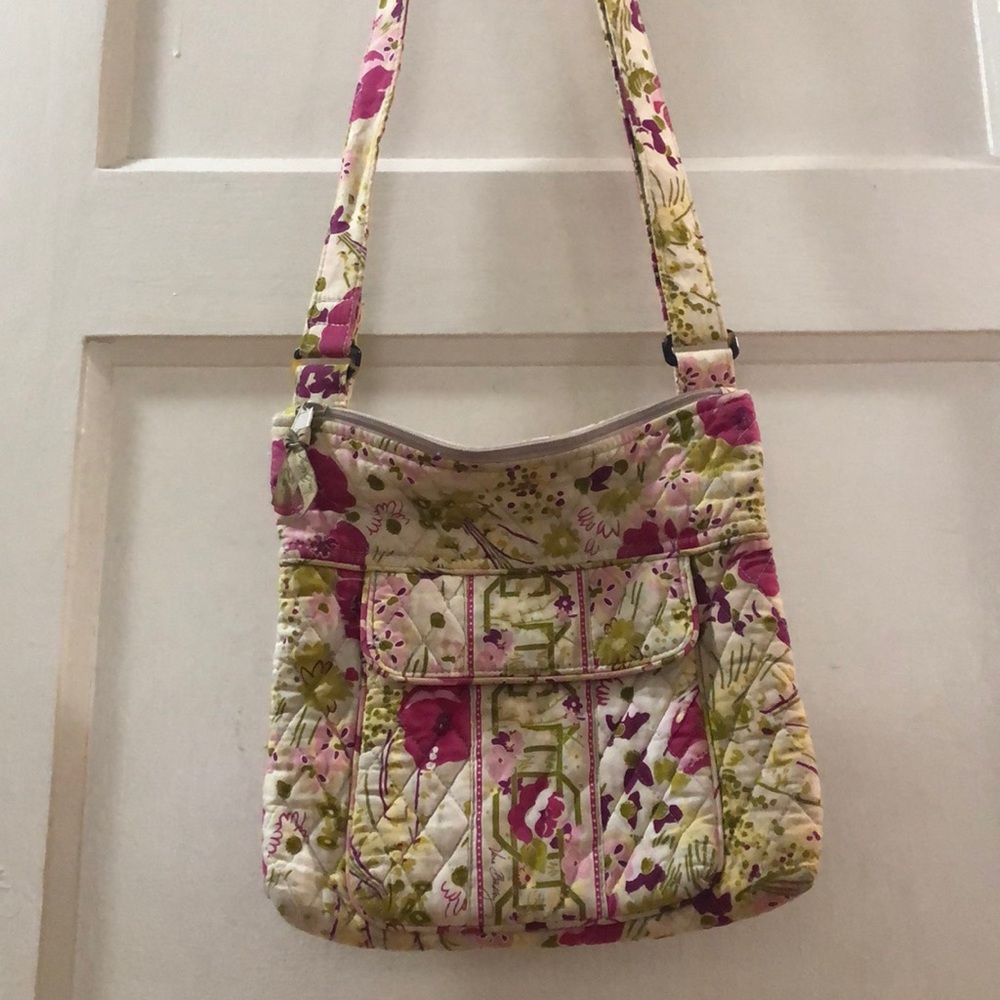Very Bradley Floral Crossbody Purse